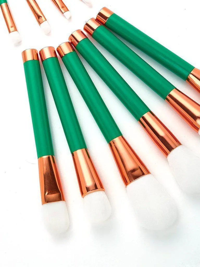 Color Block Makeup Brush 15pcs